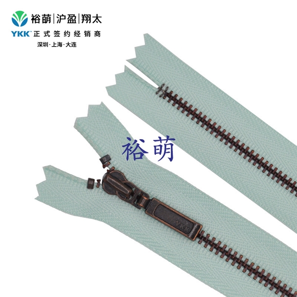 3号金属红古铜闭口拉链 DADR7拉头 MGTXC-36