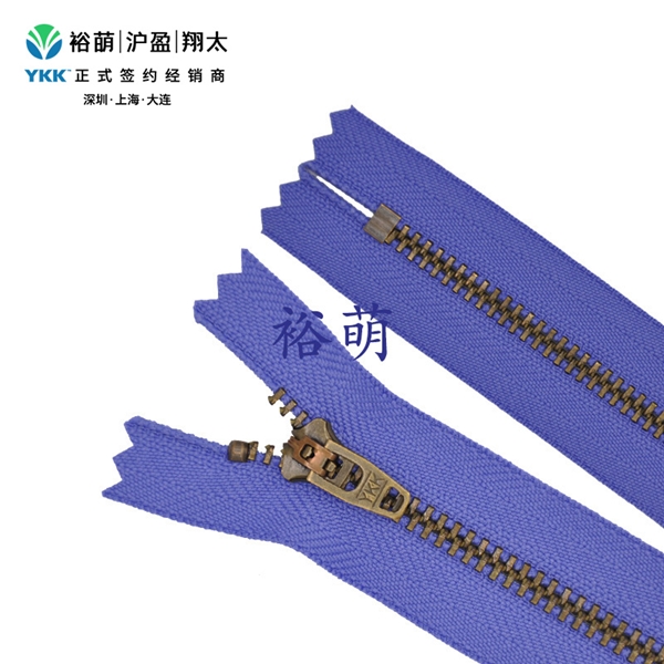 4号Y型青古铜闭口拉链 GSBN8拉头 YGKBC-49