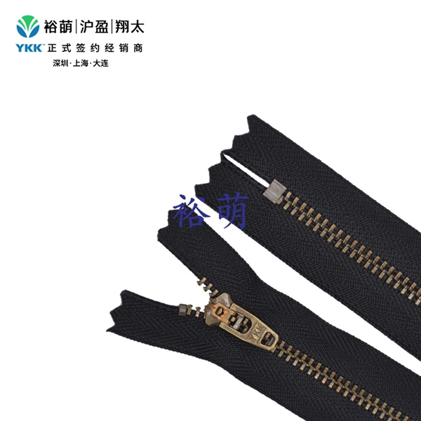 3号Y型青古铜闭口拉链 GSBN8拉头 YGRKBC-39