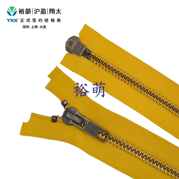 5号亮青古铜双开尾右插拉链 DA8+DA8拉头 RGMLK1MR-5