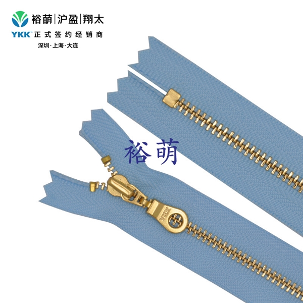 3号亮金闭口拉链 DAMSL拉头 MGLG1C-36