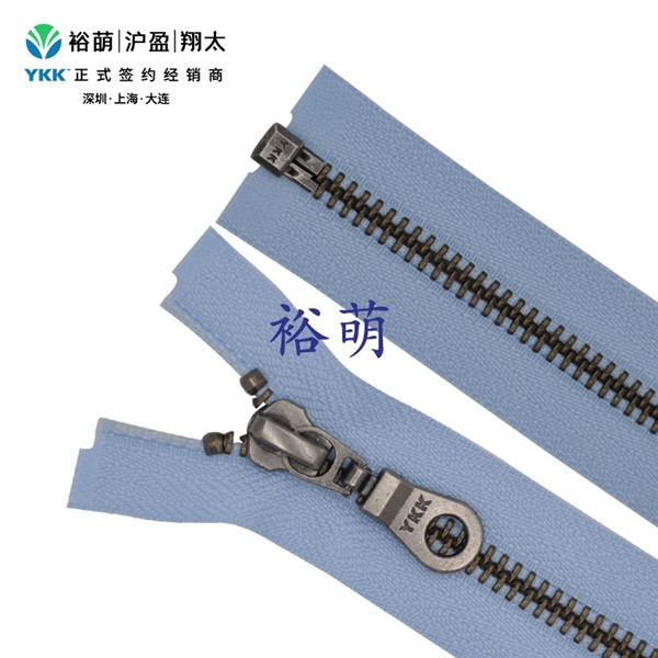 5号金属古银开口右插拉链 DA8MSL1拉头 RGTHOR-56