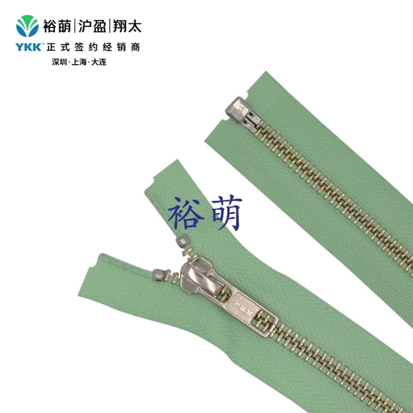 5号金属白铜开口右插拉链 DA8拉头 RNOR-56