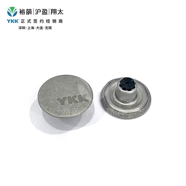 Logo款平面工字扣-古银