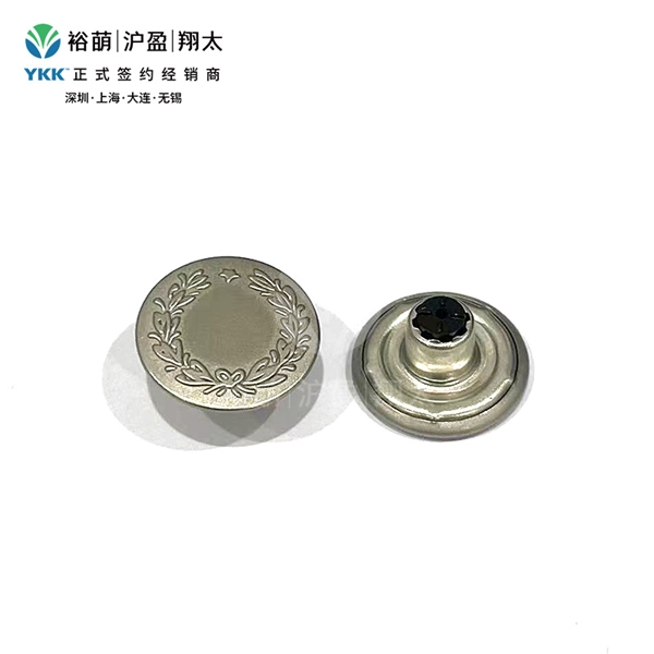 一星麦穗款平面工字扣-亚银