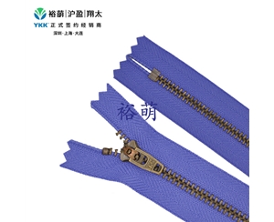 4号Y型青古铜闭口拉链 GSBN8拉头 YGKBC-49