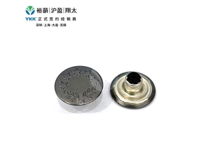 五星麦穗实心平面工字扣-深枪