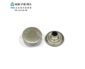 一星麦穗款平面工字扣-亚银